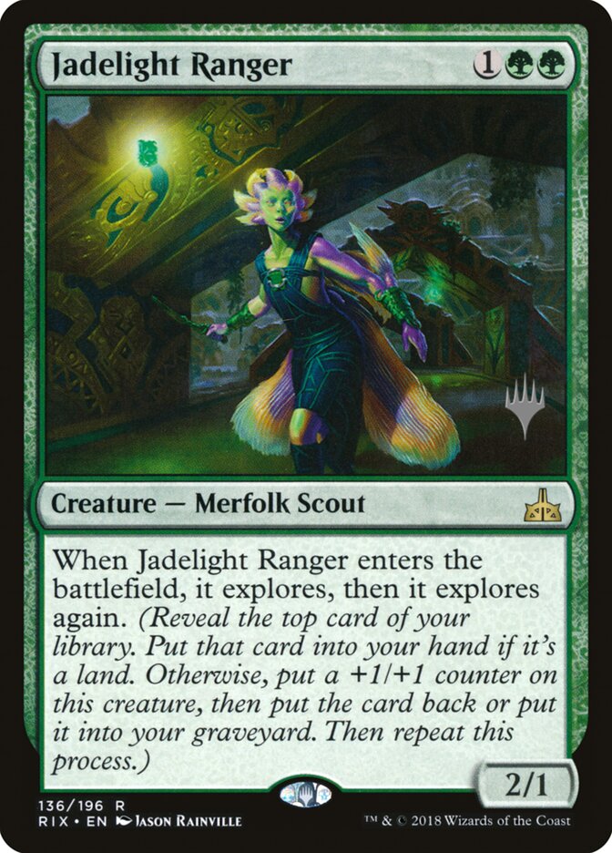 Jadelight Ranger, Rivals of Ixalan Promos · 136/196