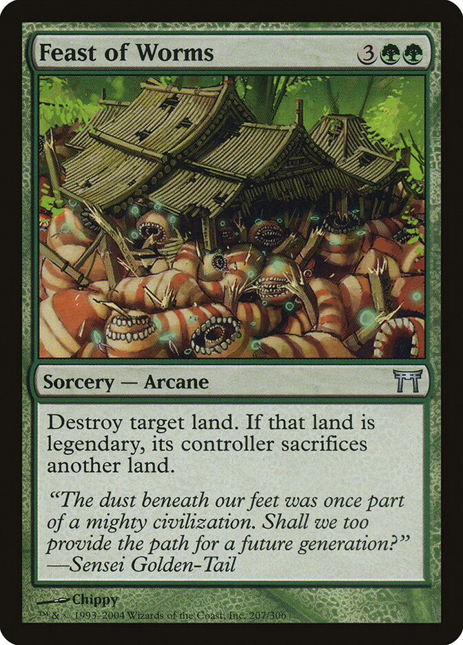 Feast of Worms, Champions of Kamigawa · 207/306