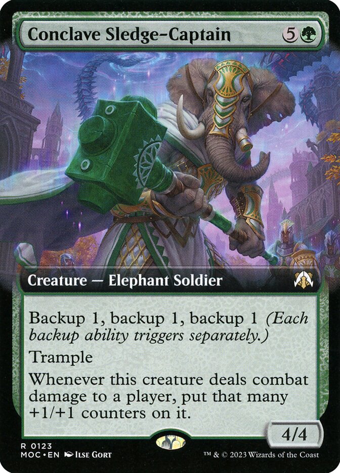Conclave Sledge-Captain, March of the Machine Commander · 0123