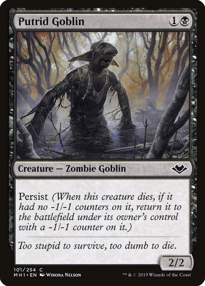 Putrid Goblin, Modern Horizons · 101/254