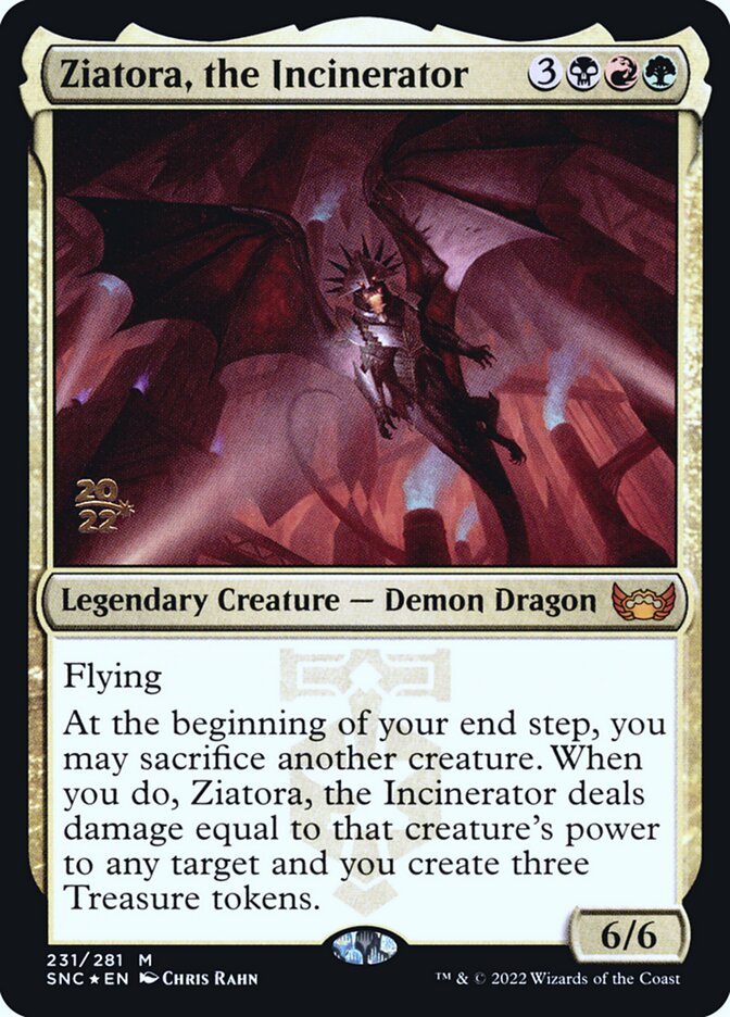 Ziatora, the Incinerator, Streets of New Capenna Promos · 231/281