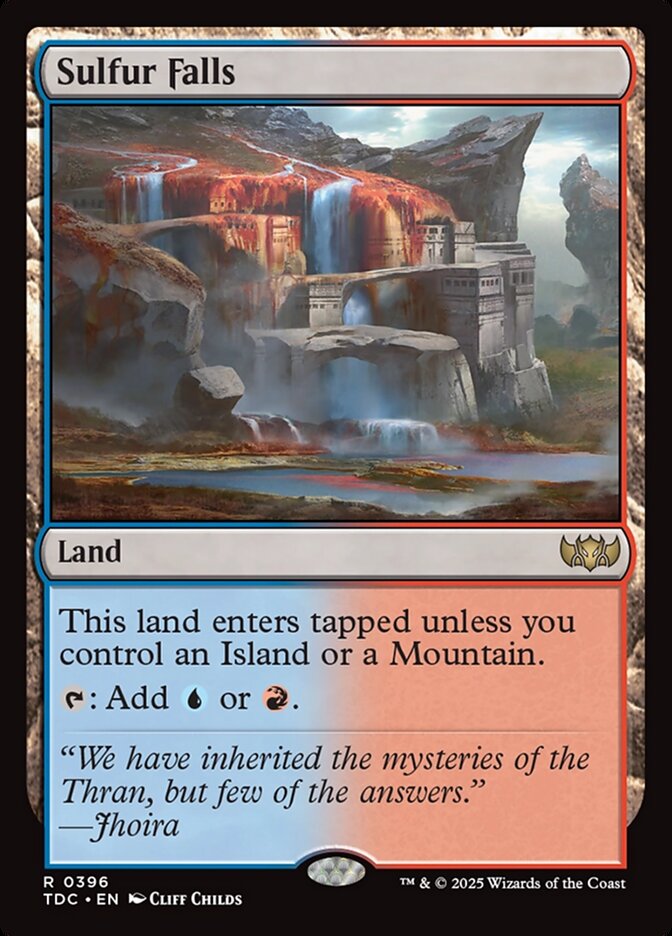 Sulfur Falls, Tarkir: Dragonstorm Commander · 0396