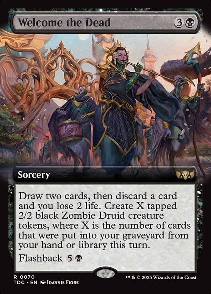 Welcome the Dead, Tarkir: Dragonstorm Commander · 0070
