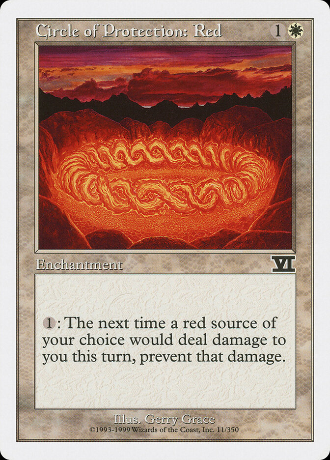 Circle of Protection: Red, Classic Sixth Edition · 11/350