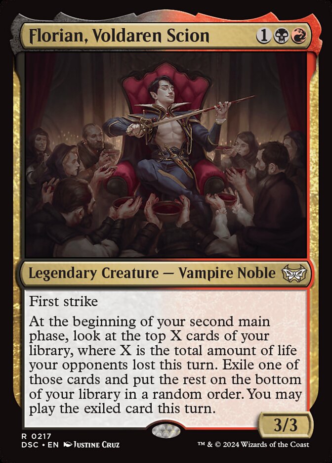 Florian, Voldaren Scion, Duskmourn: House of Horror Commander · 0217