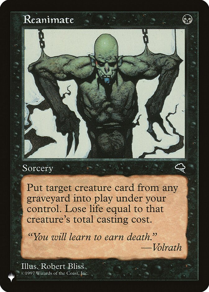 Reanimate, The List · tmp-151