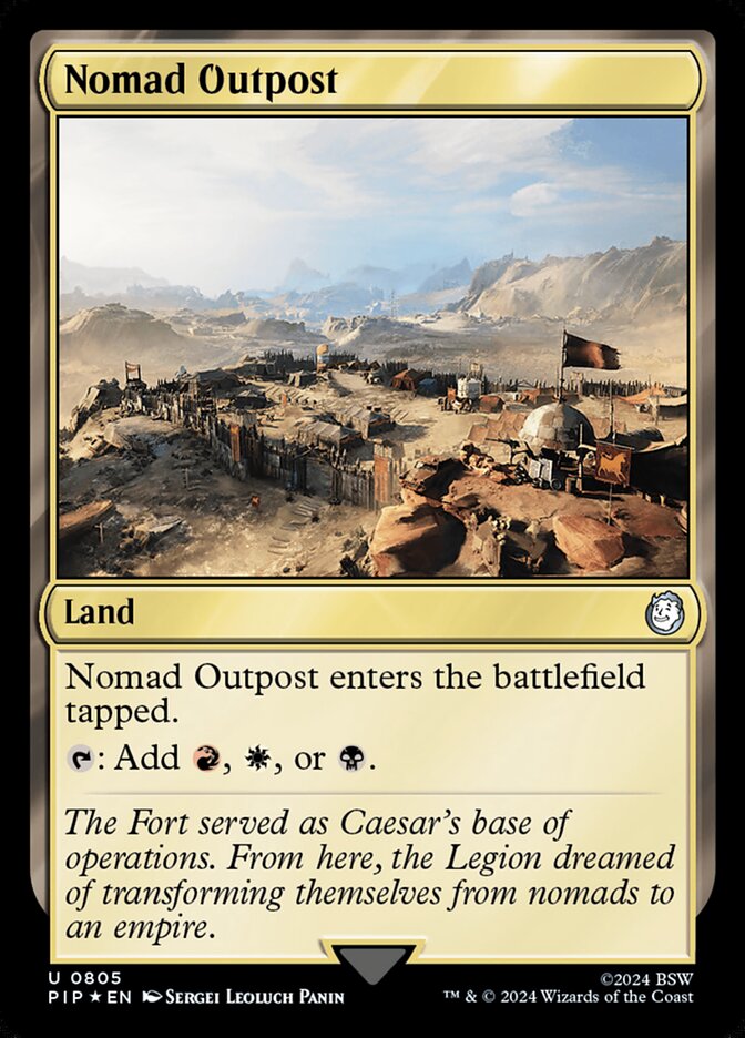 Nomad Outpost, Fallout · 0805