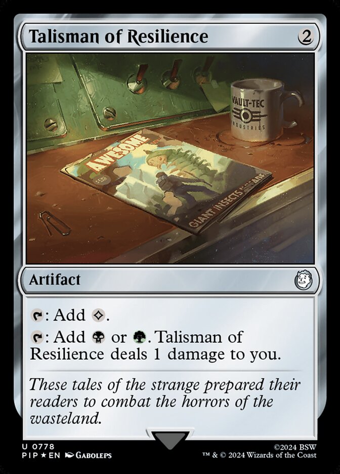 Talisman of Resilience, Fallout · 0778