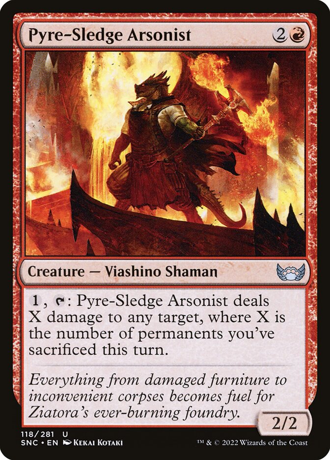 Pyre-Sledge Arsonist, Streets of New Capenna · 118/281