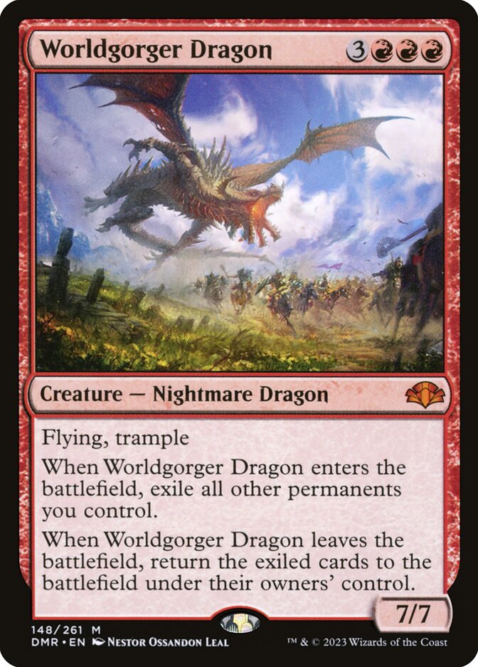Worldgorger Dragon, Dominaria Remastered · 148/261