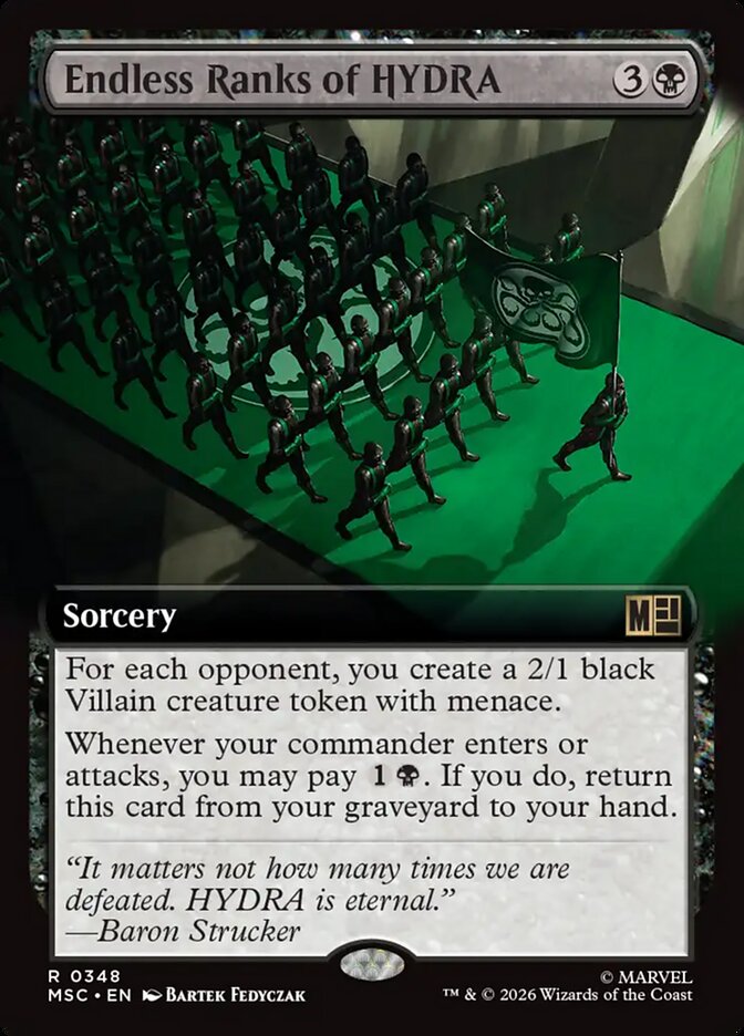 Endless Ranks of HYDRA, Marvel Super Heroes Commander · 0348