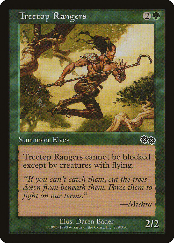Treetop Rangers, Urza's Saga · 279/350