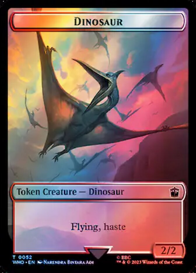 Dinosaur, Doctor Who Tokens · 0052