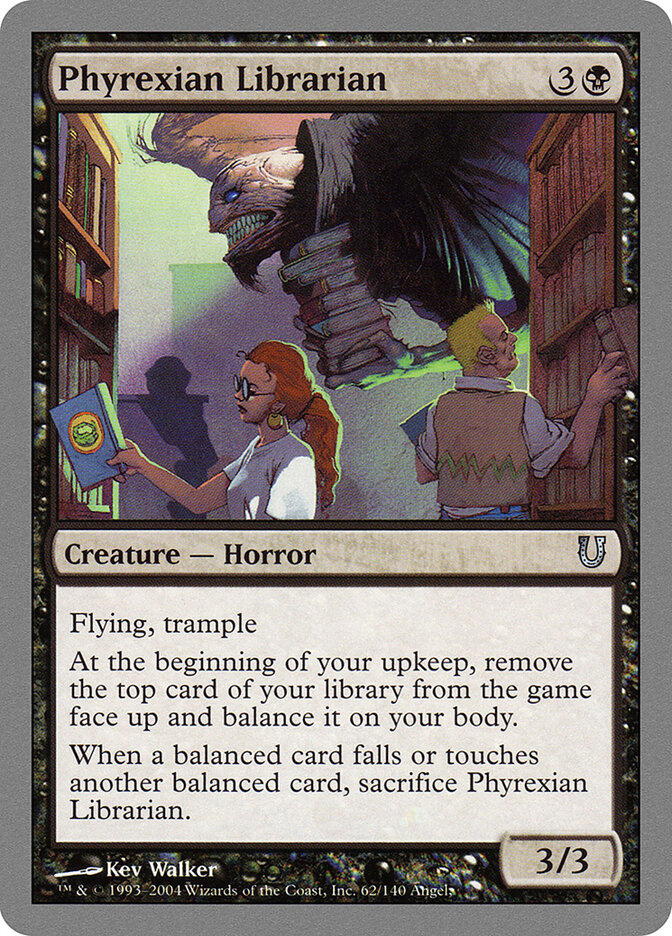 Phyrexian Librarian, Unhinged · 62/140