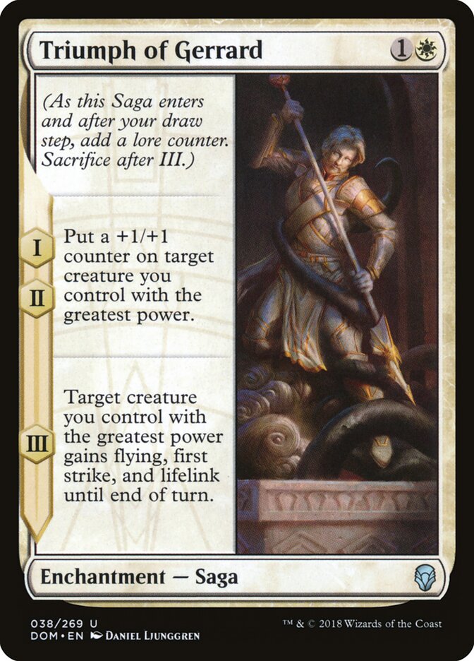 Triumph of Gerrard, Dominaria · 038/269