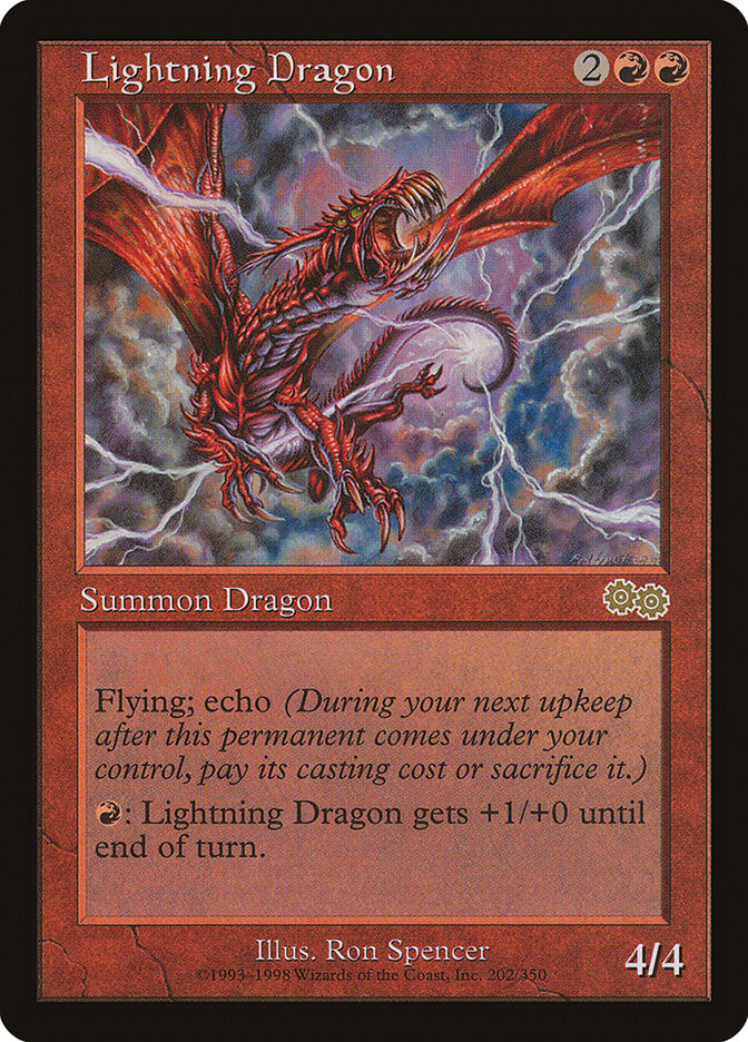 Lightning Dragon, Urza's Saga · 202/350