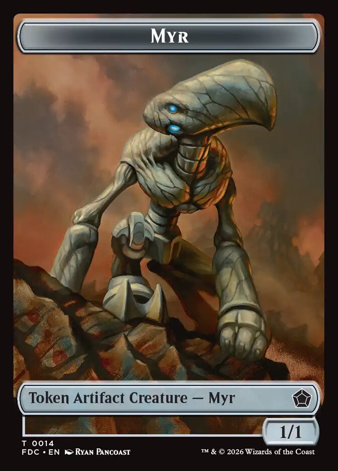 Myr, Foundations Commander Tokens · 0014