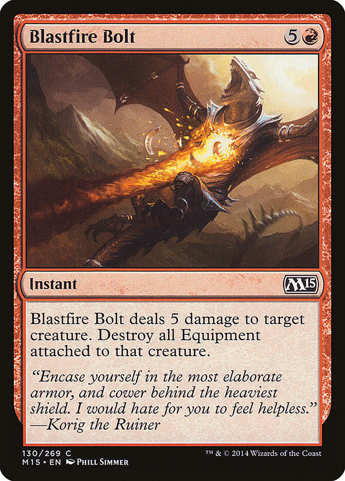 Blastfire Bolt, Magic 2015 · 130/269