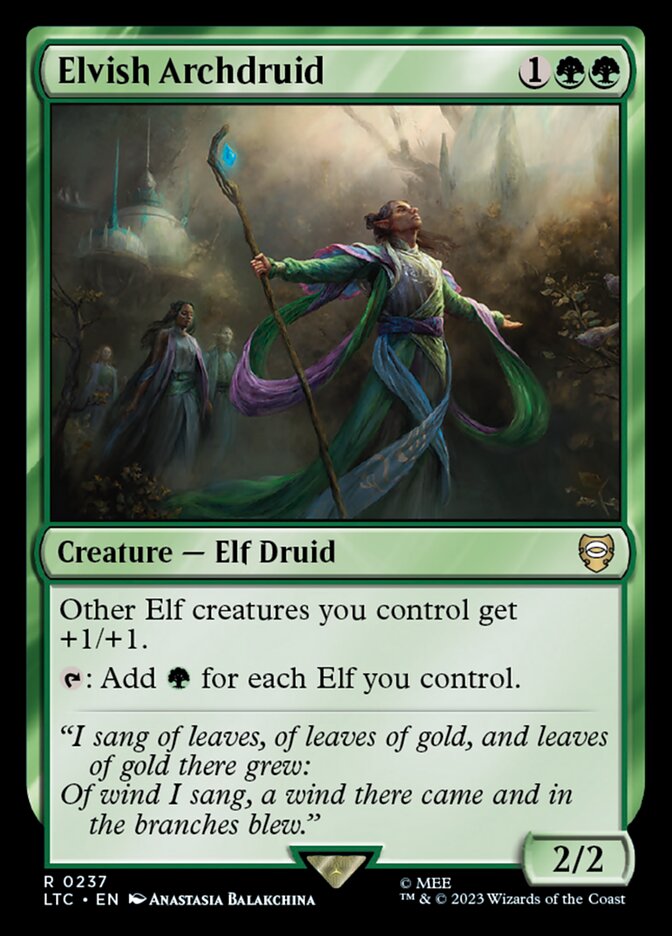 Elvish Archdruid, Tales of Middle-earth Commander · 0237