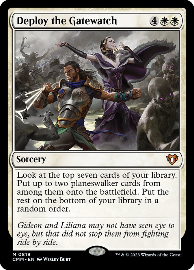 Deploy the Gatewatch, Commander Masters · 0819