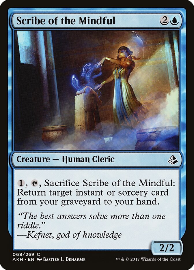 Scribe of the Mindful, Amonkhet · 068/269