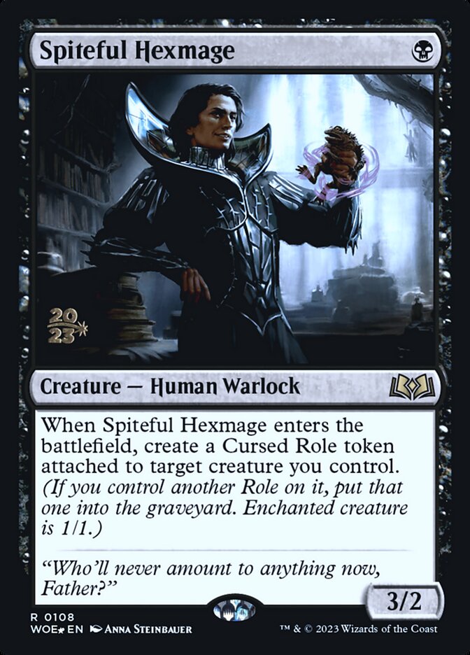 Spiteful Hexmage, Wilds of Eldraine Promos · 0108