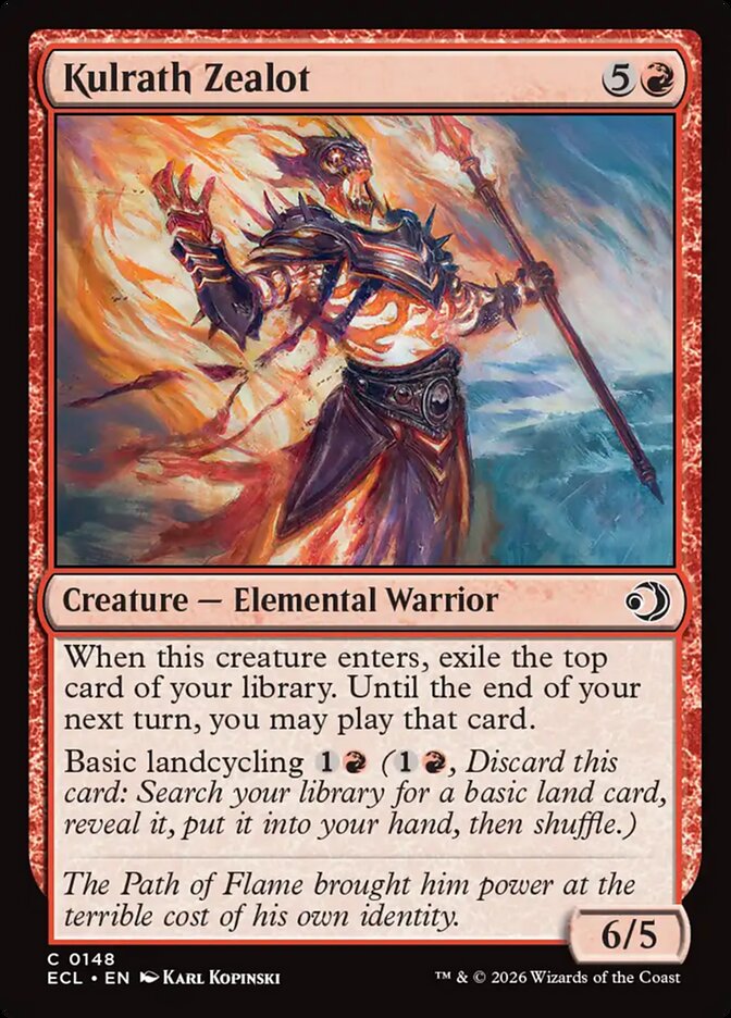 Kulrath Zealot, Lorwyn Eclipsed · 0148