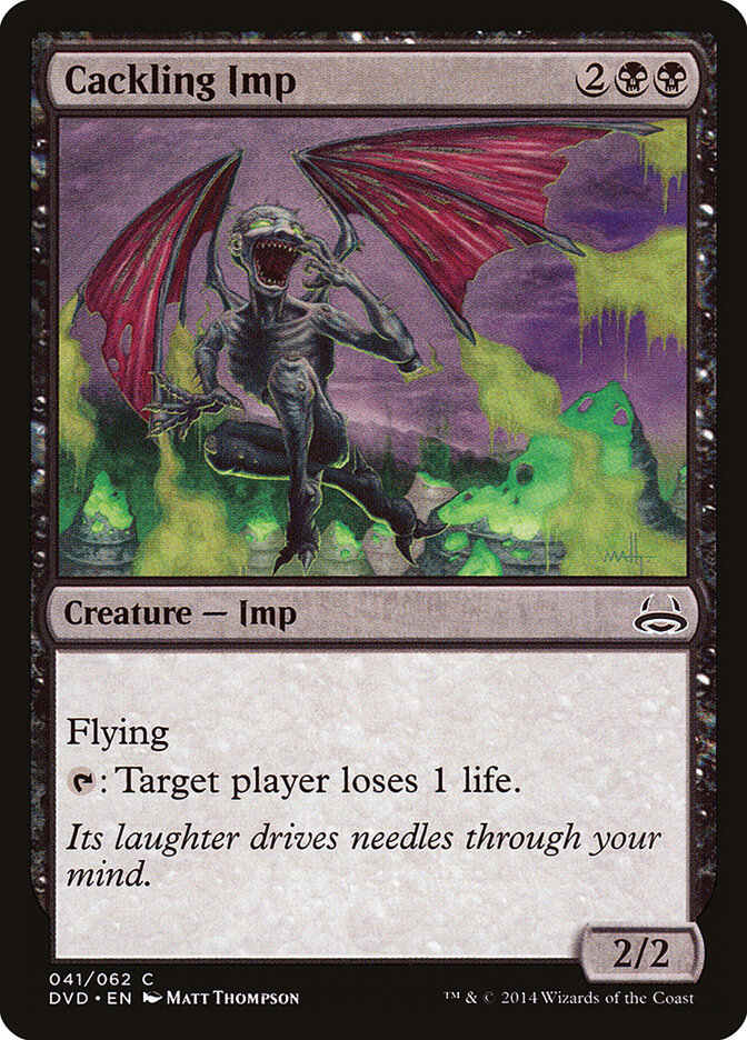 Cackling Imp, Duel Decks Anthology: Divine vs. Demonic · 041/062