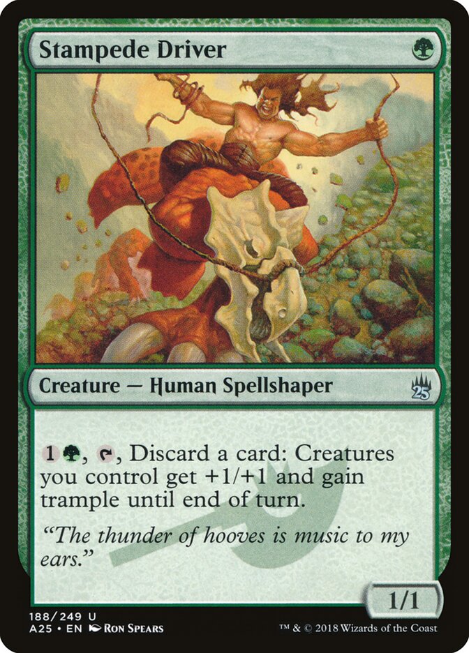 Stampede Driver, Masters 25 · 188/249