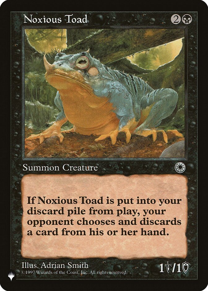Noxious Toad, The List · por-104