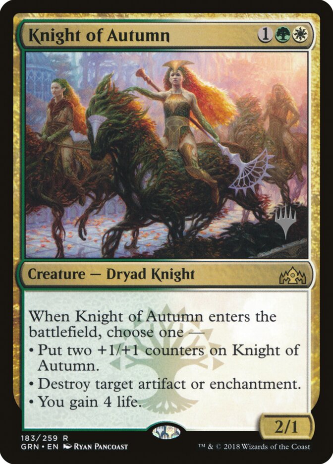 Knight of Autumn, Guilds of Ravnica Promos · 183/259