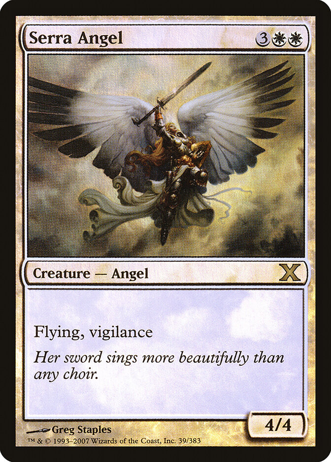 Serra Angel, Tenth Edition · 39-star