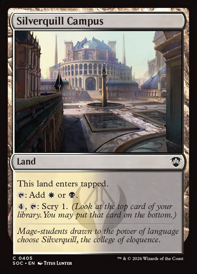 Silverquill Campus, Secrets of Strixhaven Commander · 0405