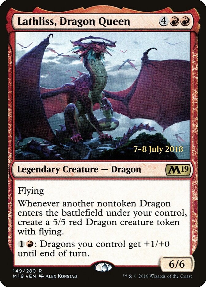 Lathliss, Dragon Queen, Core Set 2019 Promos · 149/280