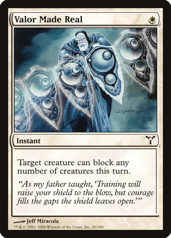 Valor Made Real, Dissension · 20/180