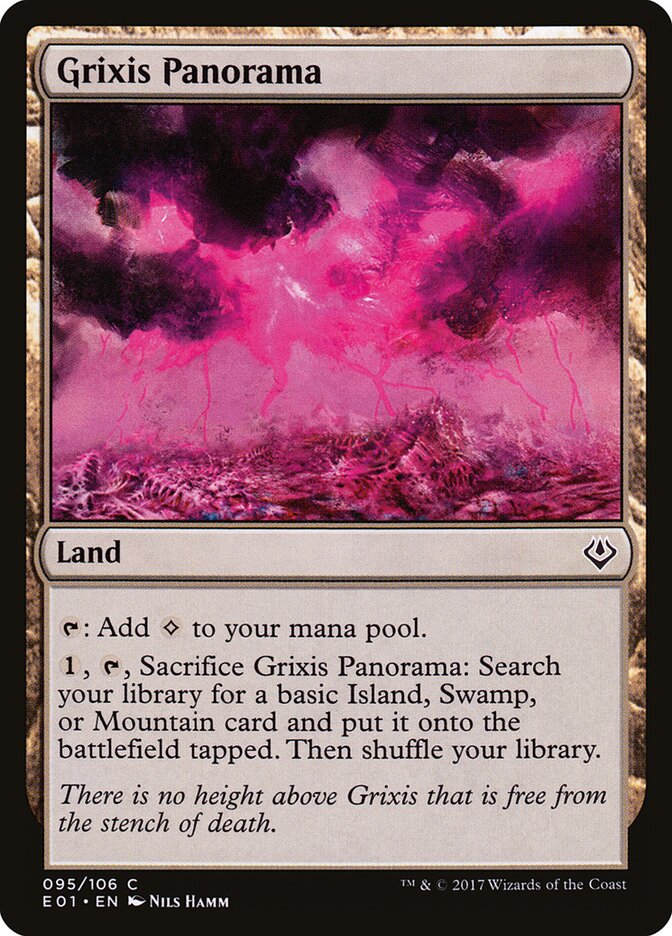 Grixis Panorama, Archenemy: Nicol Bolas · 095/106