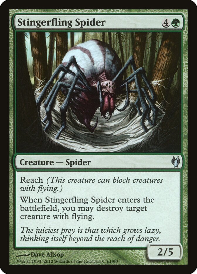 Stingerfling Spider, Duel Decks: Izzet vs. Golgari · 61/90