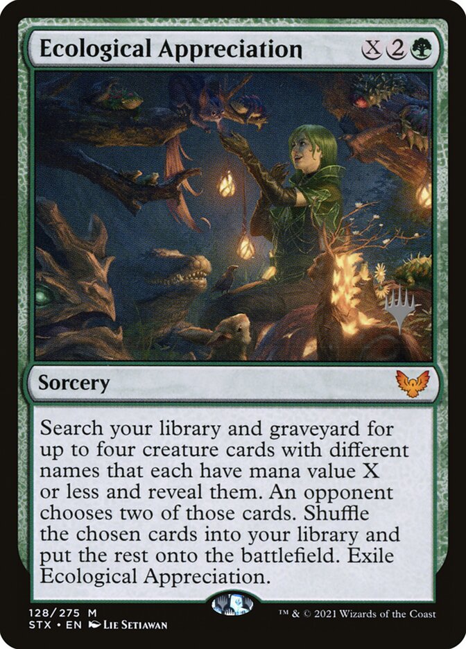 Ecological Appreciation, Strixhaven: School of Mages Promos · 128/275