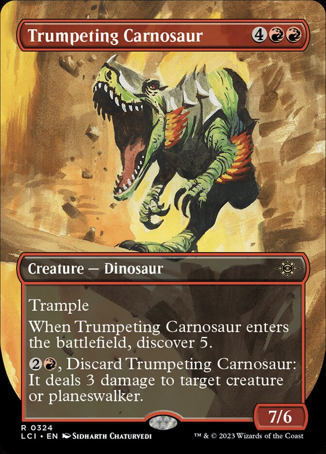 Trumpeting Carnosaur, The Lost Caverns of Ixalan · 0324