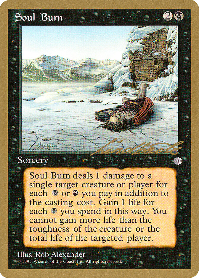 Soul Burn, Pro Tour Collector Set · ll161