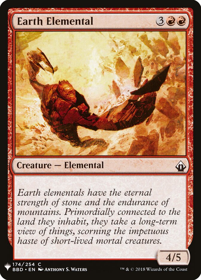 Earth Elemental, The List · bbd-174