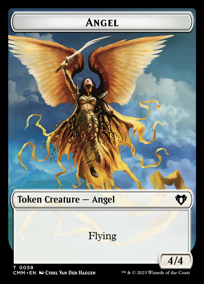 Angel, Commander Masters Tokens · 0059
