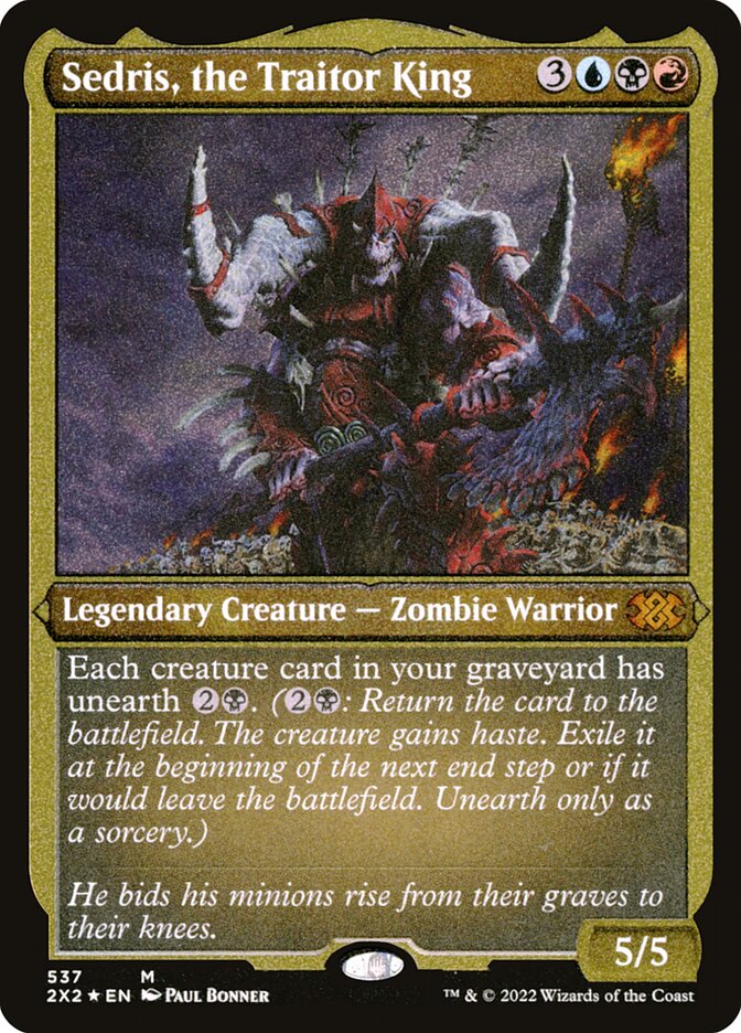 Sedris, the Traitor King, Double Masters 2022 · 537