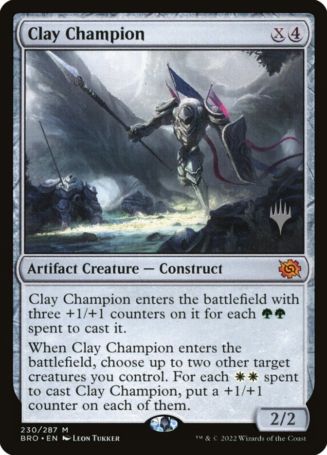 Clay Champion, The Brothers' War Promos · 230/287
