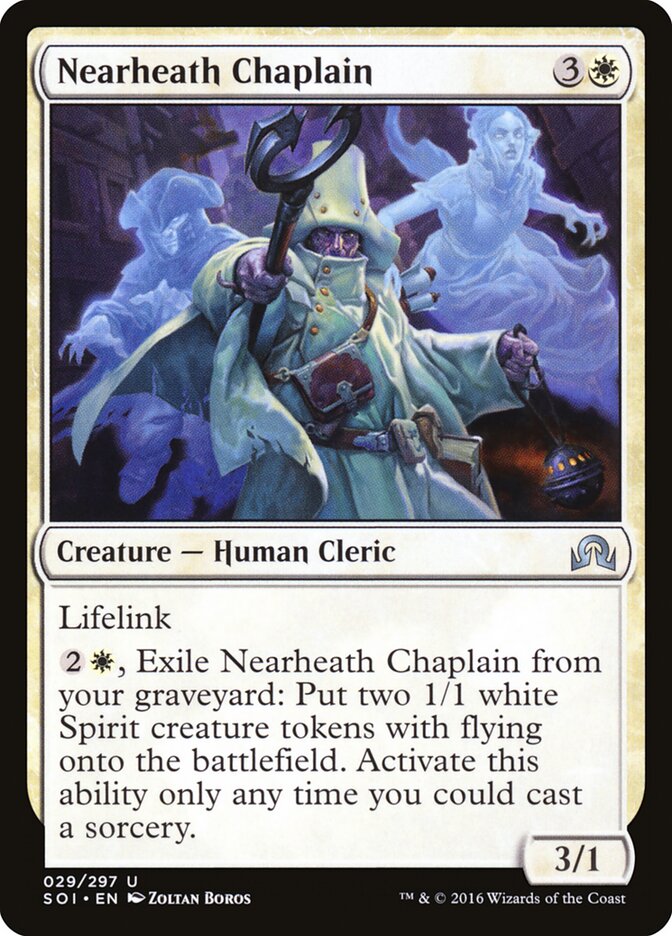 Nearheath Chaplain, Shadows over Innistrad · 029/297