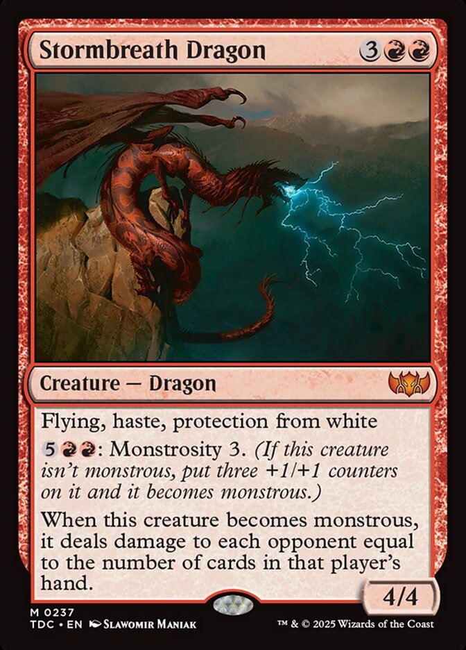 Stormbreath Dragon, Tarkir: Dragonstorm Commander · 0237
