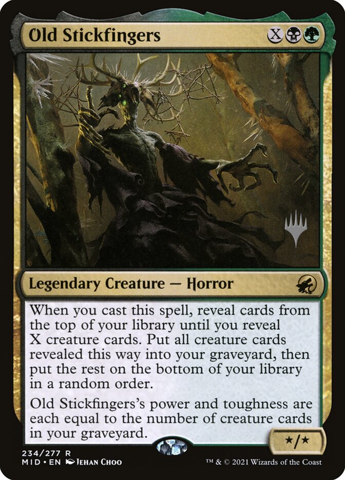 Old Stickfingers, Innistrad: Midnight Hunt Promos · 234/277