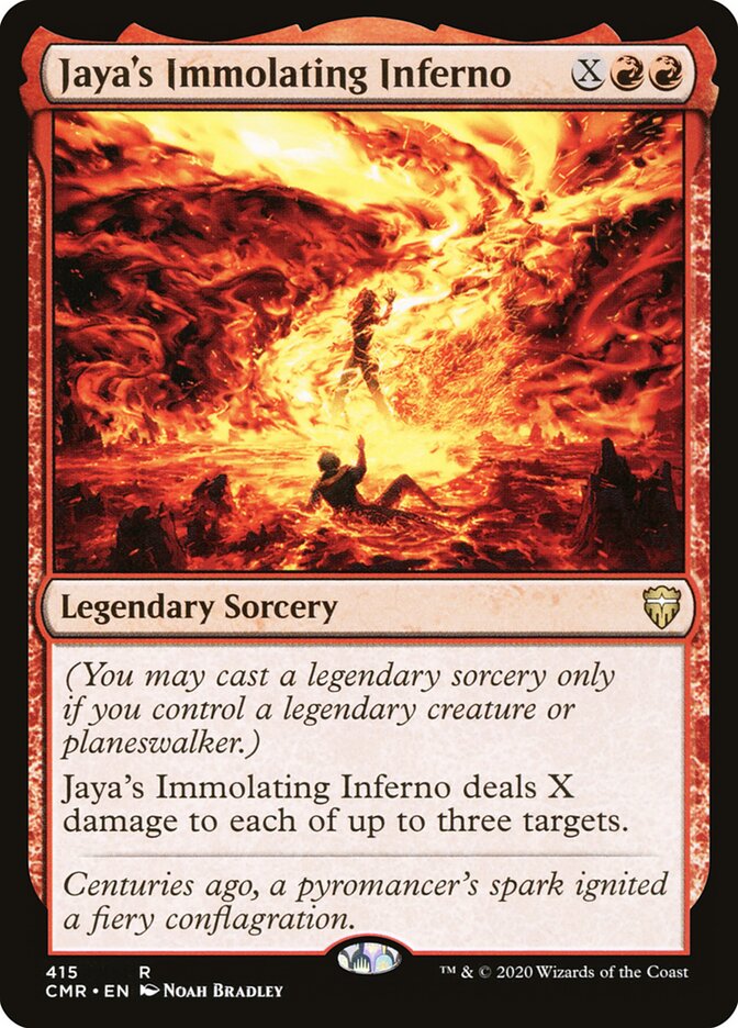 Jaya's Immolating Inferno, Commander Legends · 415