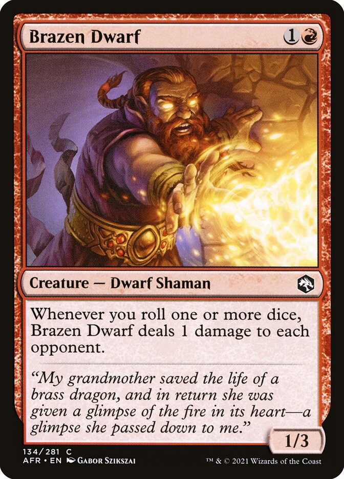 Brazen Dwarf, Adventures in the Forgotten Realms · 134/281