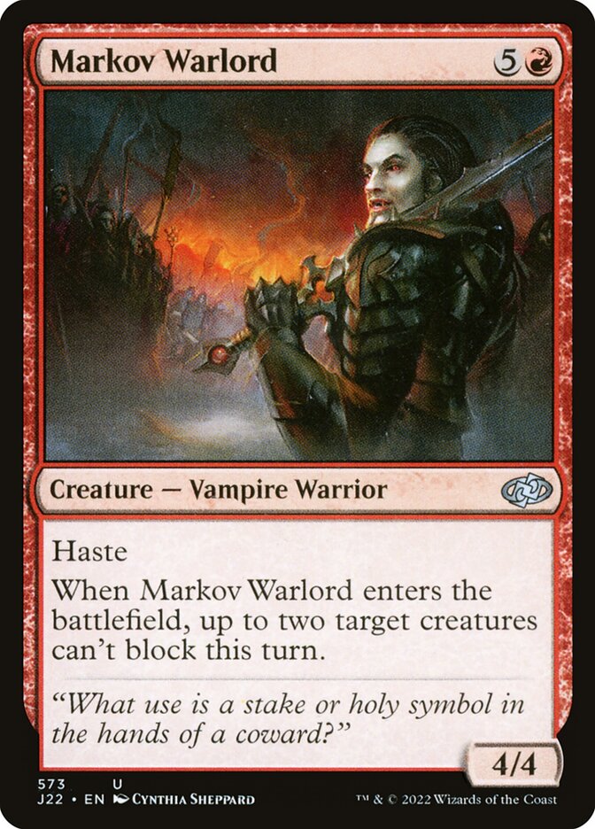 Markov Warlord, Jumpstart 2022 · 573
